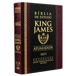 Bíblia de Estudo King James Letra Gigante Atualizada Full Color Capa Dura