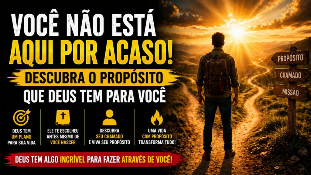 Propósito de Vida na Bíblia Descubra o Chamado que Deus Tem para Você